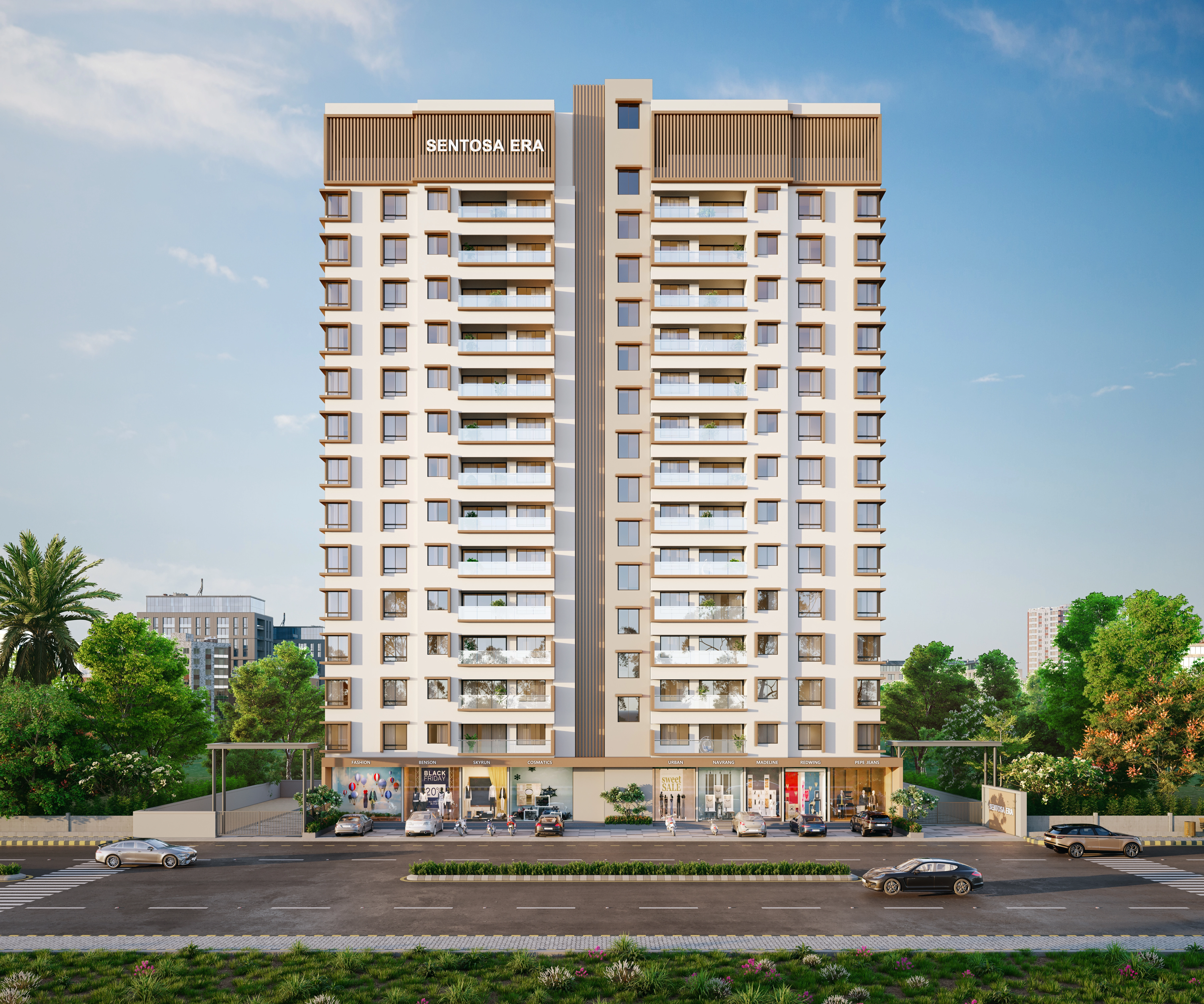 Flats in Moshi Pune at Sentosa ERA by Sentosa Developers offering premium 2, 2.5 & 3 BHK homes