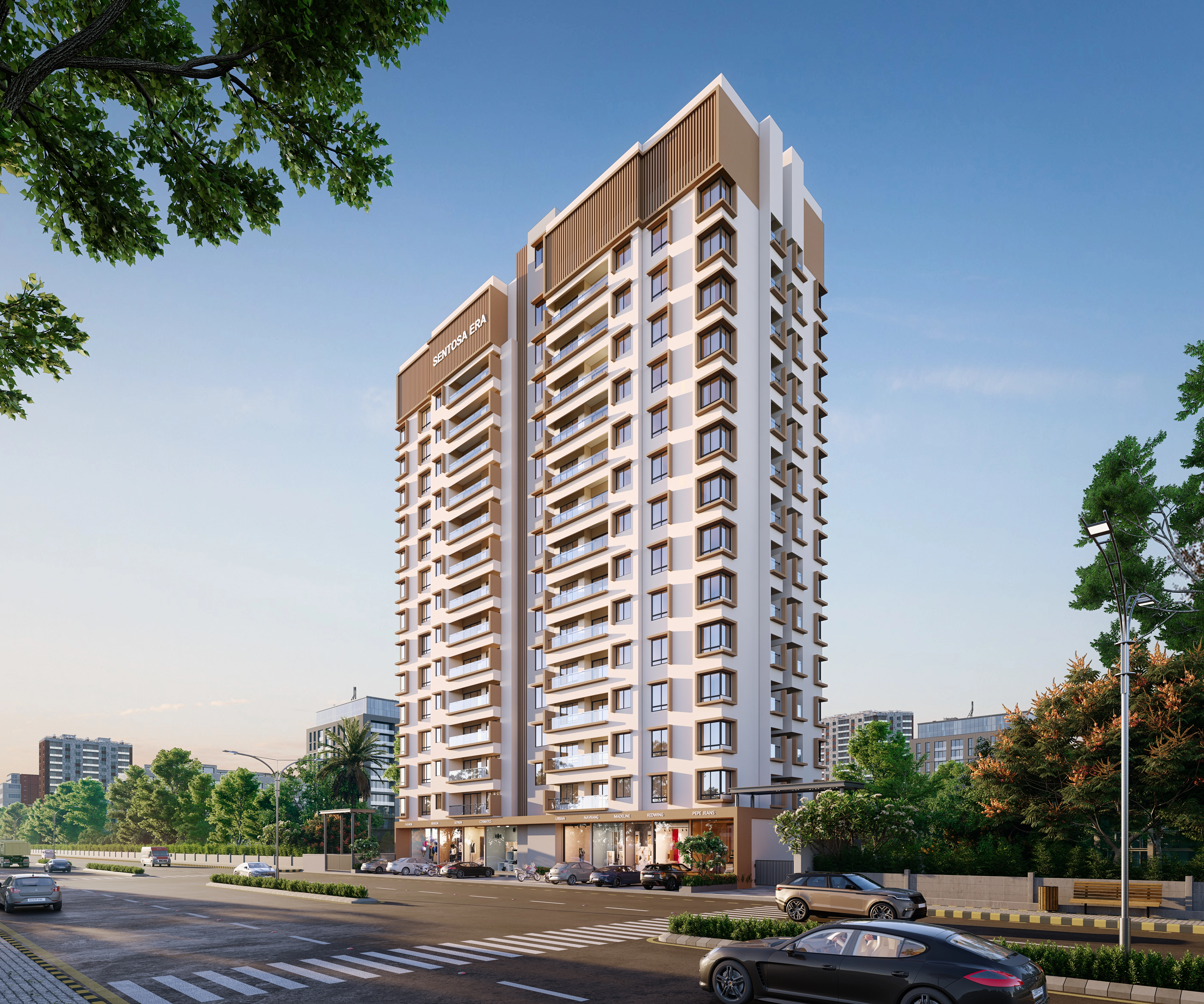 Sentosa ERA premium 2.5 and 3 BHK flats in Moshi by Sentosa Developers