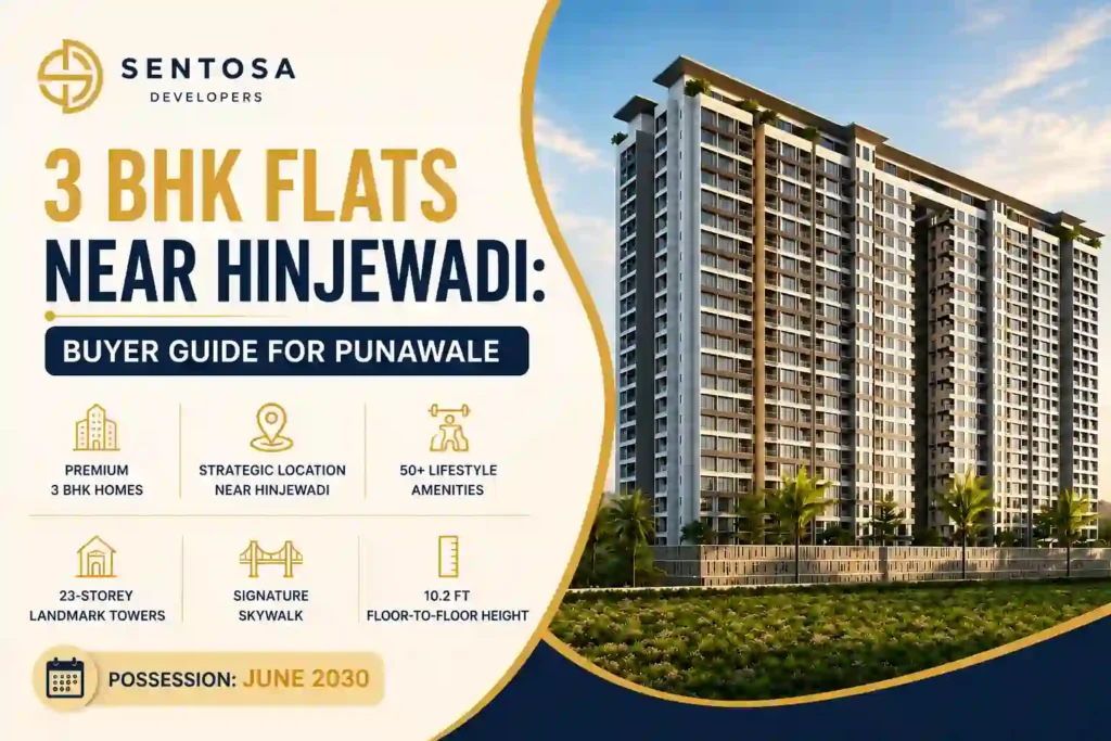 Sentosa Edge 3 BHK homes near Hinjewadi in Punawale