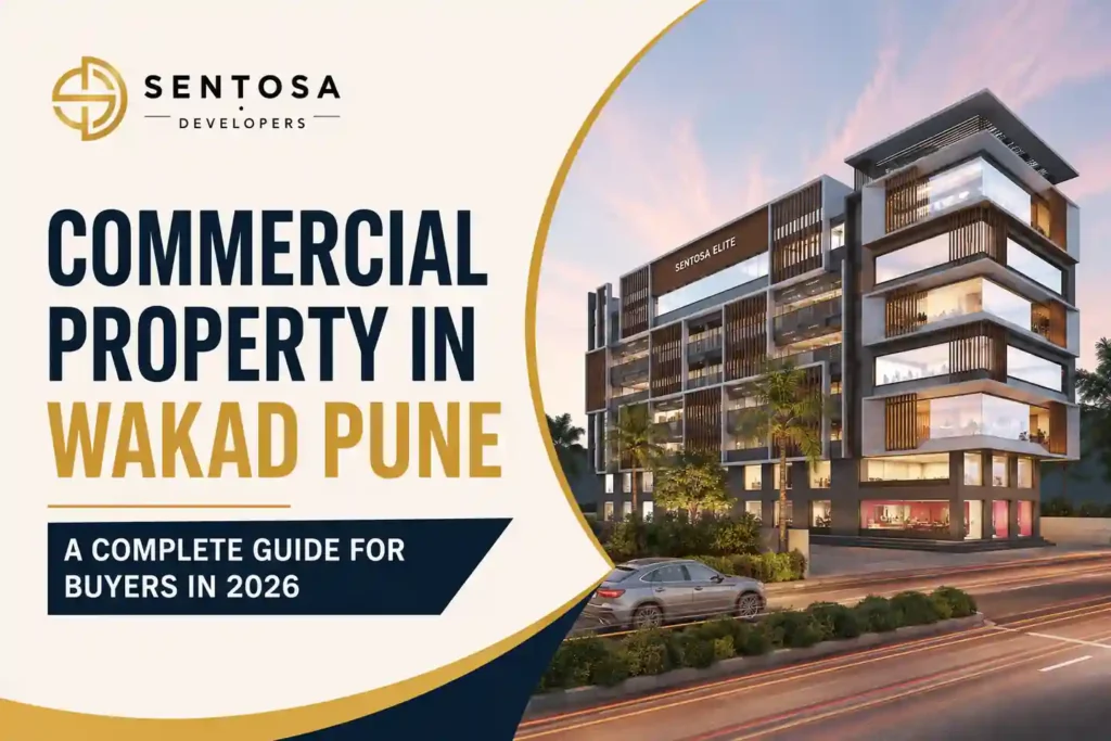 Commercial property in Wakad Pune – Sentosa Elite office building