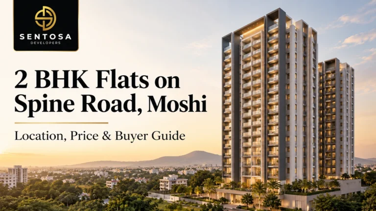 2 BHK Flats on Spine Road, Moshi: Location, Price & Buyer Guide